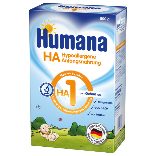 Humana mleko HA 1 500g, od rođenja, 