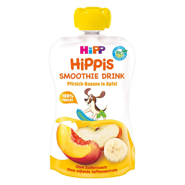 Hipp smoothie breskva, jabuka i banana 120ml 