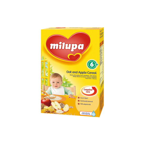 Milupa mlečna instant kaša ovas i jabuka 250g