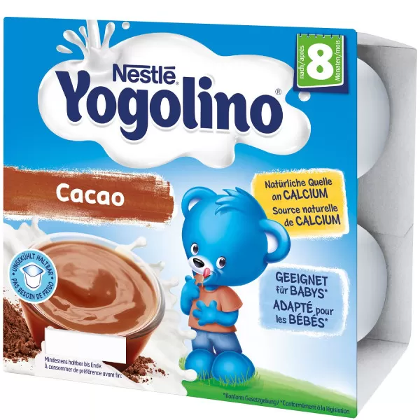 Nestle Yogolino mlečni desert kakao 4x100g 