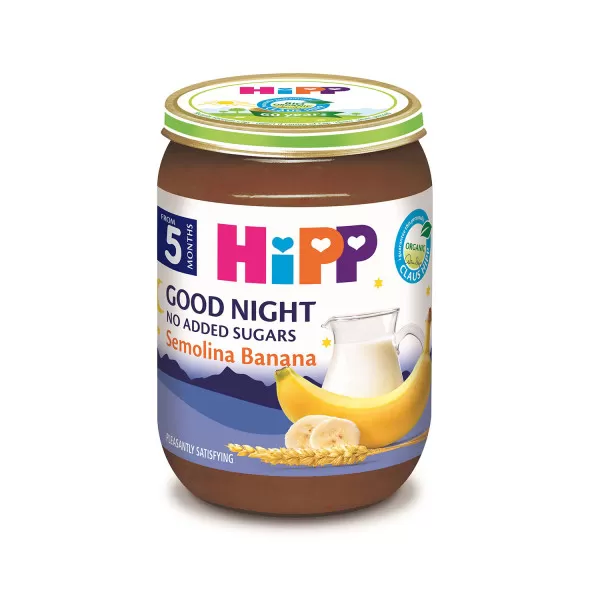 Hipp kašica za l. noć griz i banana 190g 