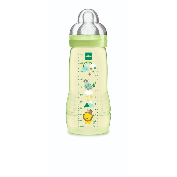 MAM flašica Baby bottle 330ml, silikon, 4m+
