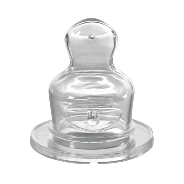 Nip flašica staklena 125ml sil. cucla za čaj 0m+
