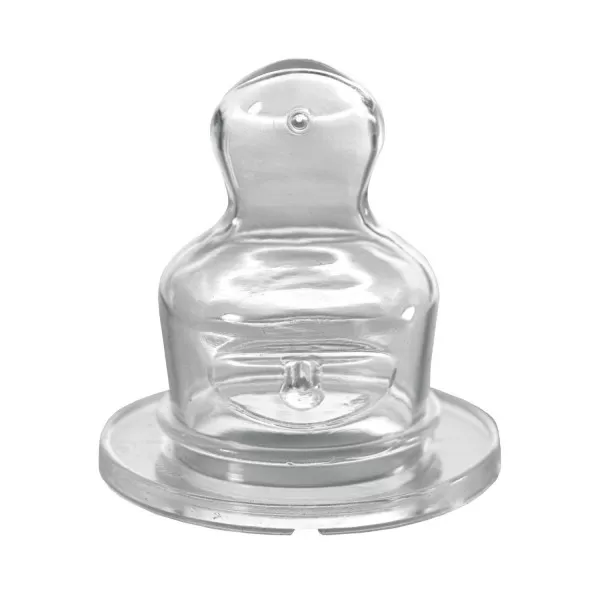 Nip flašica staklena 125ml sil. cucla za čaj 0m+