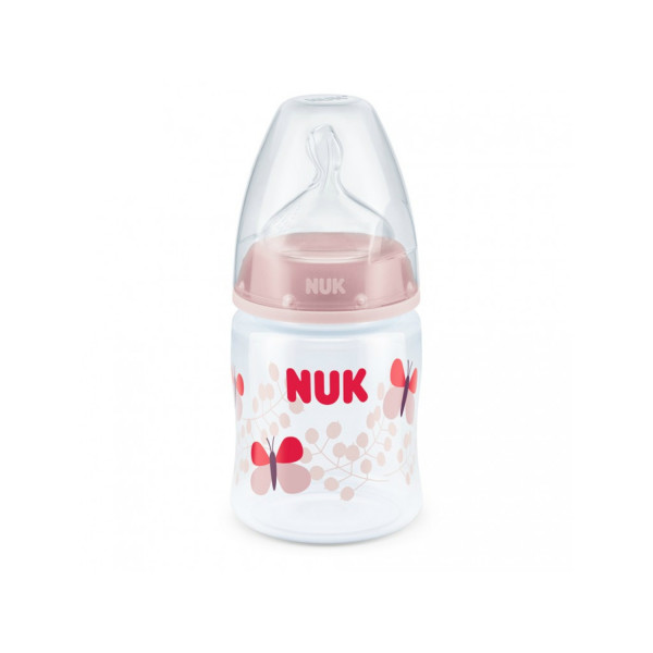 Nuk FC plus plastična flašica, silikon 150ml, 0-6m 