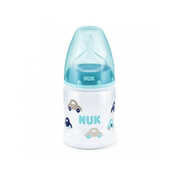 Nuk FC plus plastična flašica, silikon 150ml, 0-6m 