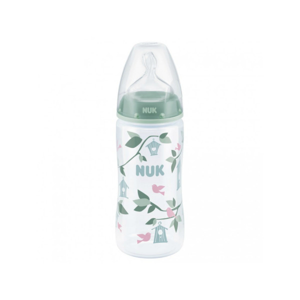 Nuk FC plus plastična flašica, silikon 300ml, 0-6m