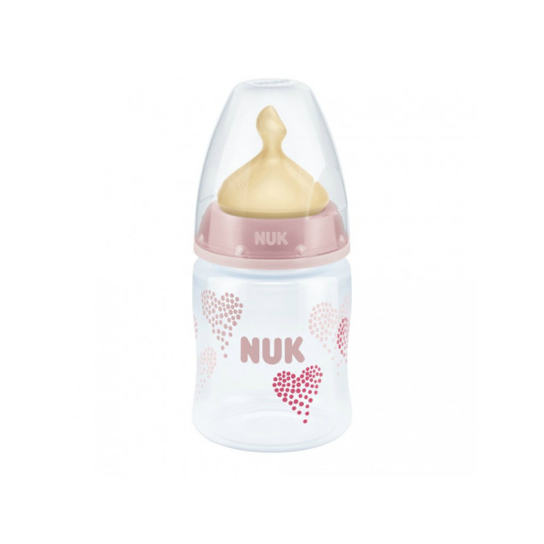 Nuk FC plus plastična flašica, kaučuk 150ml, 0-6m