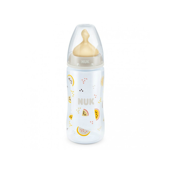 Nuk FC plus plastična flašica, kaučuk 300ml, 0-6m 