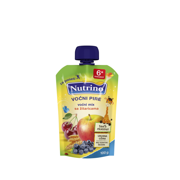 Nutrino pouch voćni mix sa žitaricama 100g 