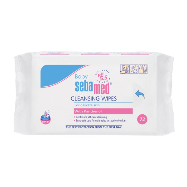 Sebamed baby vlažne maramice 72 kom 