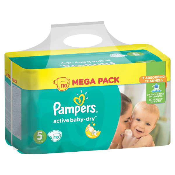 Pampers pelene MB 5 junior 11-18kg 110kom 