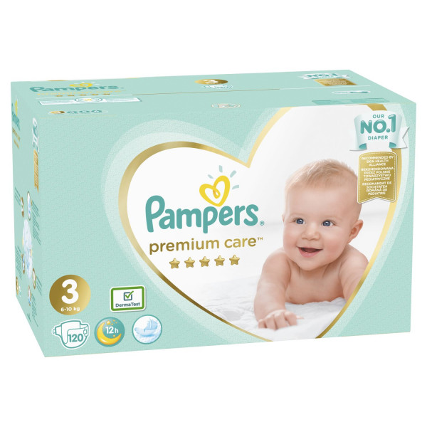 Pampers pelene premium MB 3 midi 6-10kg 120kom 