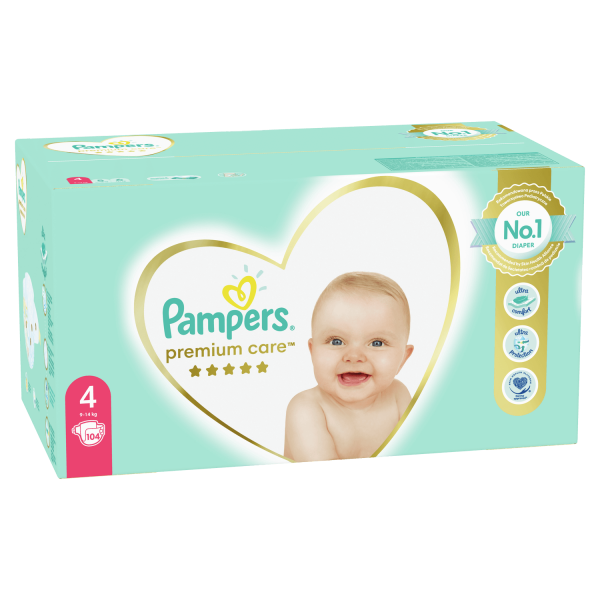 Pampers pelene premium MB 4 maxi 9-14kg 104kom 