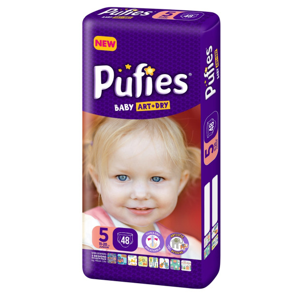 Pufies pelene baby art MP 5 junior 11+kg 48kom