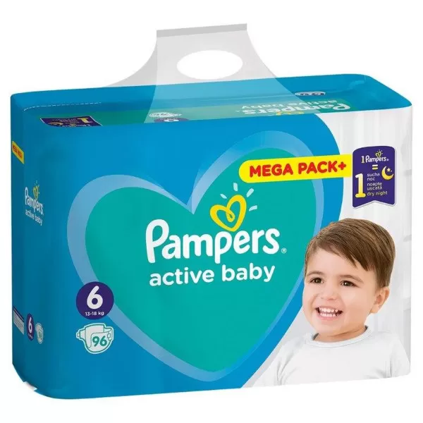 Pampers pelene MB 6 extra large 13-18kg 96kom 