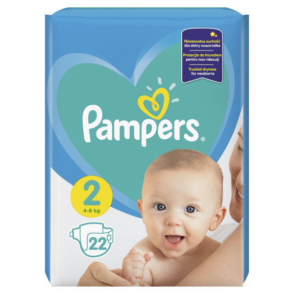 Pampers pelene RP 2 mini 4-8kg 22kom 