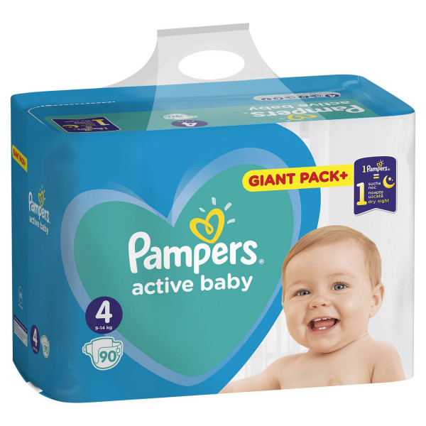 Pampers  pelene bag 4 maxi 9-14kg 90 kom 