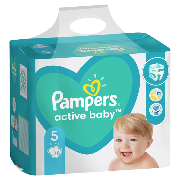 Pampers pelene bag 5 junior 11-16kg 78kom