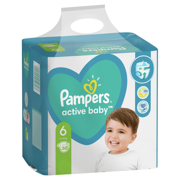 Pampers pelene bag 6 extra large 13-18kg 68kom 