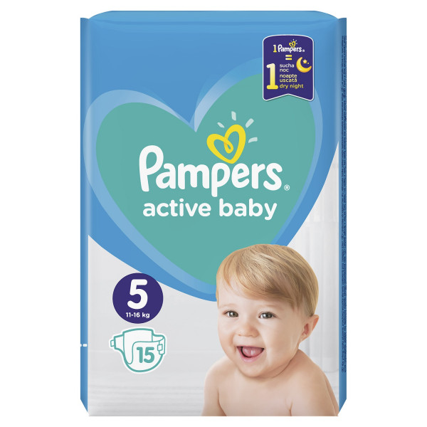 Pampers pelene RP 5 junior 11-16kg 15kom 