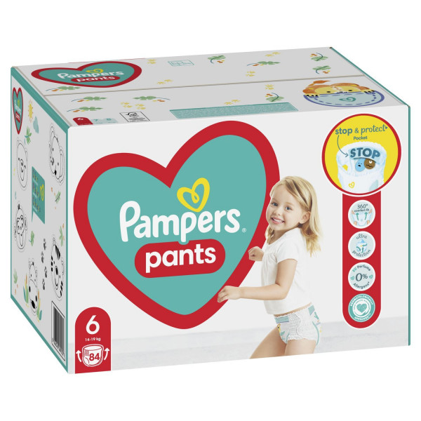 Pampers pants pelene MB 6 extra large 15+kg 84kom 