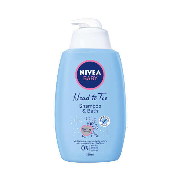 Nivea baby šampon i kupka sa pumpicom 750ml 