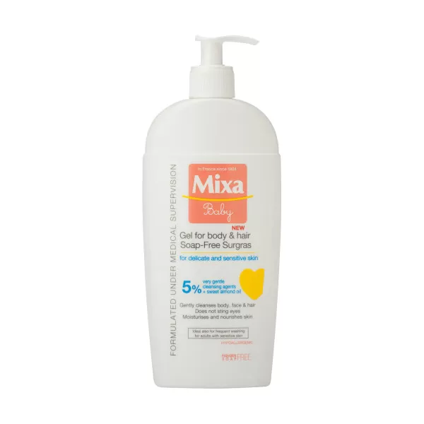 Mixa baby šampon i kupka bez sapuna 400ml 