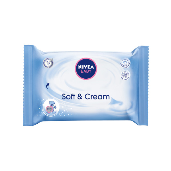 Nivea baby vlažne maramice soft&cream 20kom