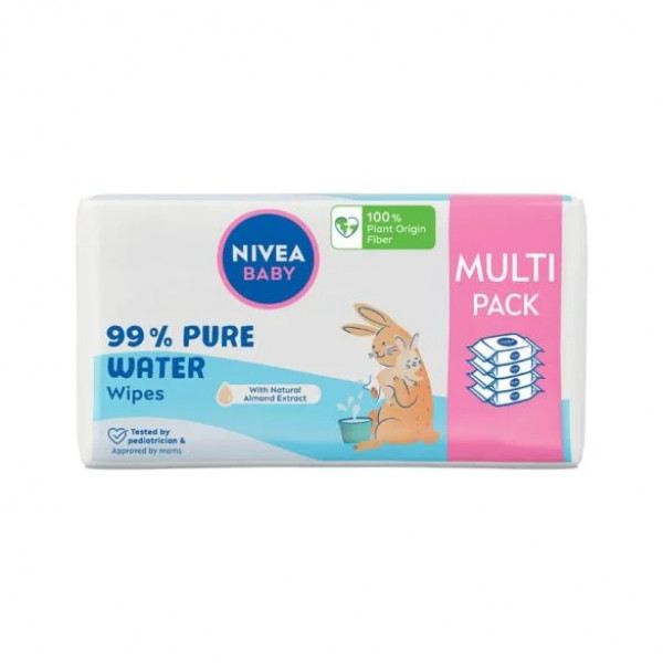 Nivea baby vlažne maramice fresh&pure 4x63kom 