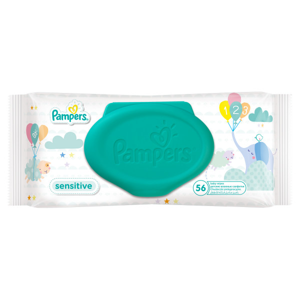 Pampers baby vlažne maramice sensitiv 56kom 