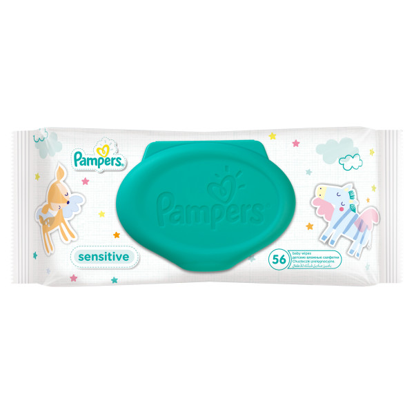 Pampers baby vlažne maramice sensitiv 56kom