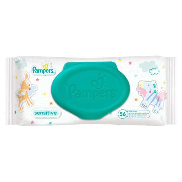 Pampers baby vlažne maramice sensitiv 56kom 