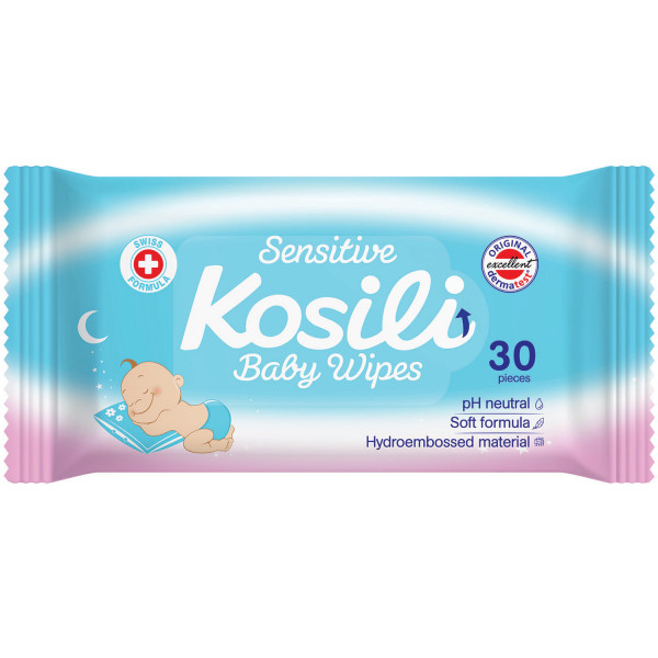 Kosili baby vlažne maramice plave 30kom