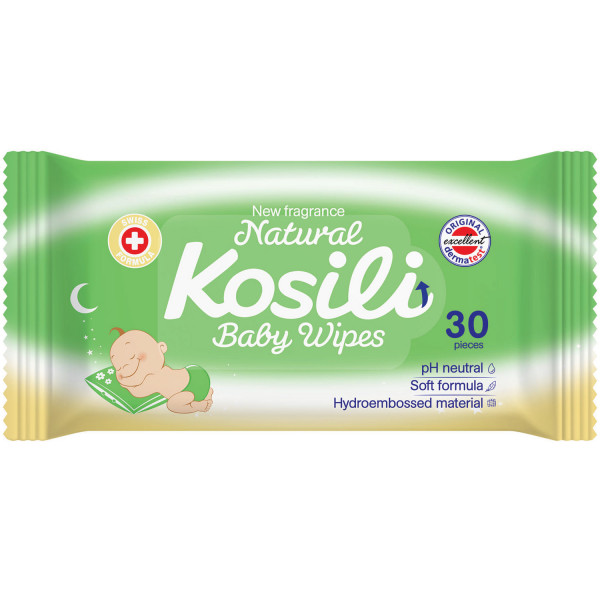 Kosili baby vlažne maramice all natural 30kom