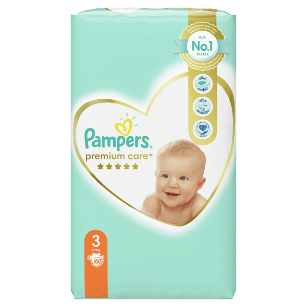 Pampers pelene premium VP 3 midi 6-10kg 60kom 