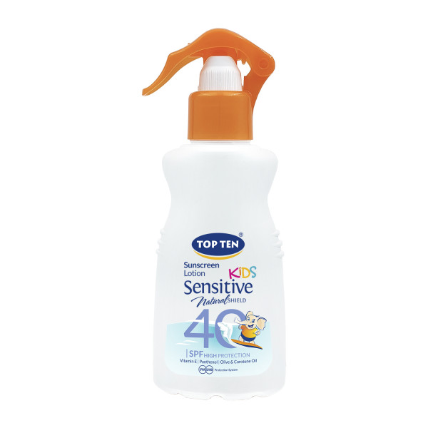 Top ten kids losion za sun. sprej SPF40 180ml 