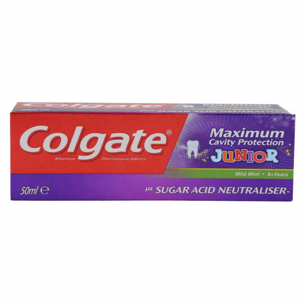 Colgate pasta max cavity protection junior 50ml 