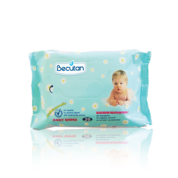 Becutan baby vlažne maramice 20 kom