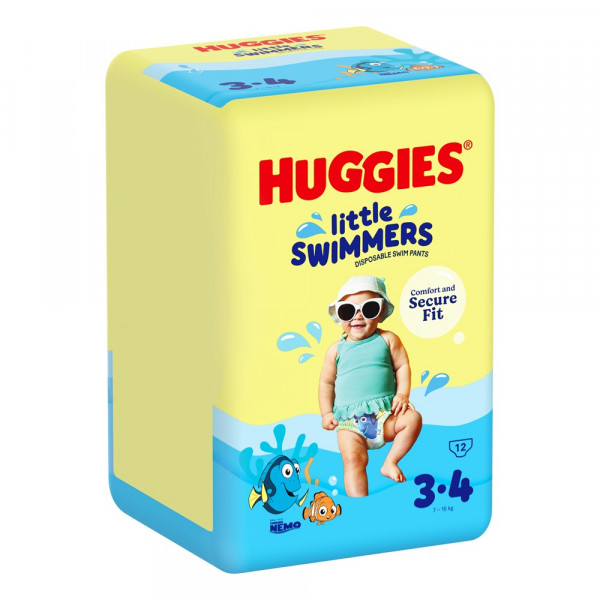 Huggies pelene za kupanje vel. 3-4 7-15kg 12kom 