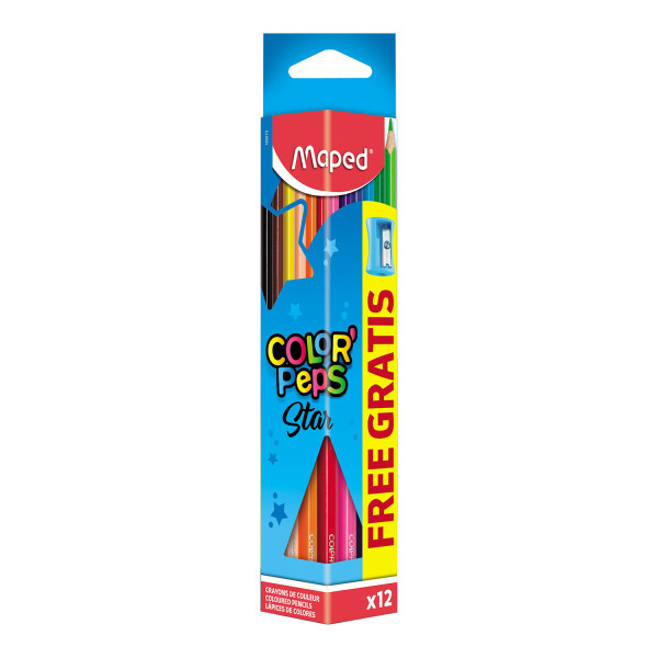 Maped bojice Color Peps 1/12 + rezac GRATIS 