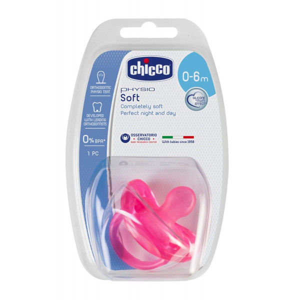 Chicco laža Physio Soft sil. roze, 0-6m 