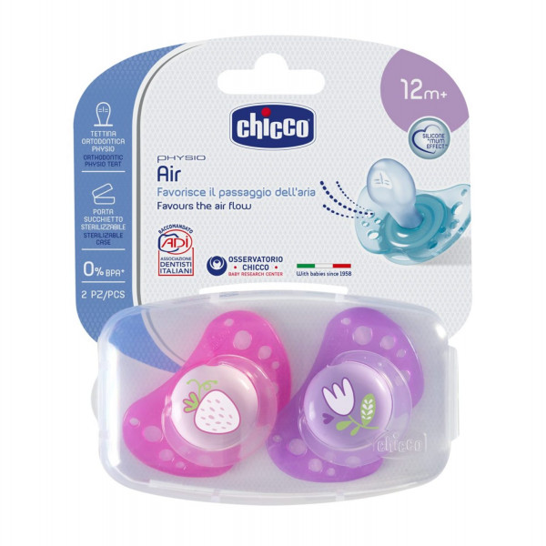 Chicco laža Giotto Physio Air silikon roze 12m+ 2k 