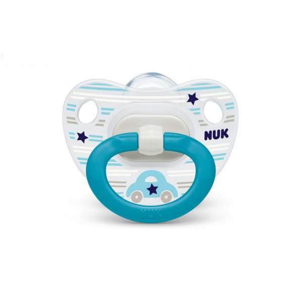 Nuk laža silikon Happy days, 6-18m new