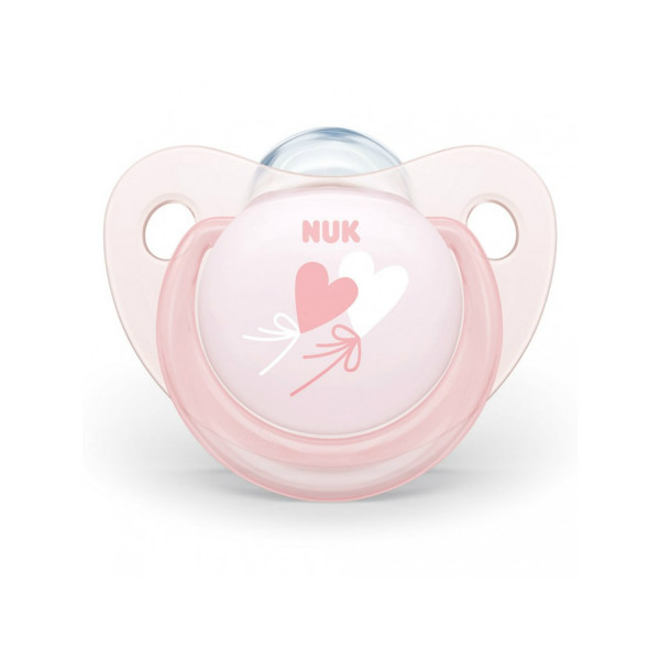 Nuk laža silikon Baby rose, 0-6m new