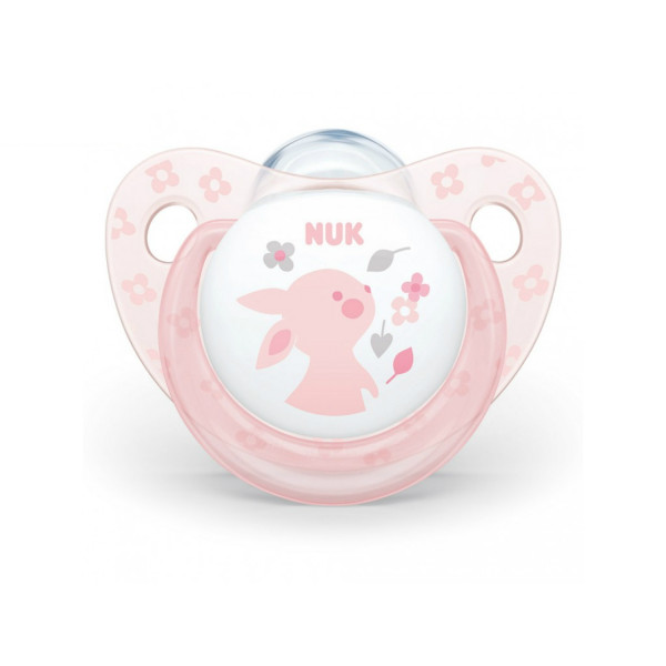 Nuk laža silikon Baby rose, 0-6m new 