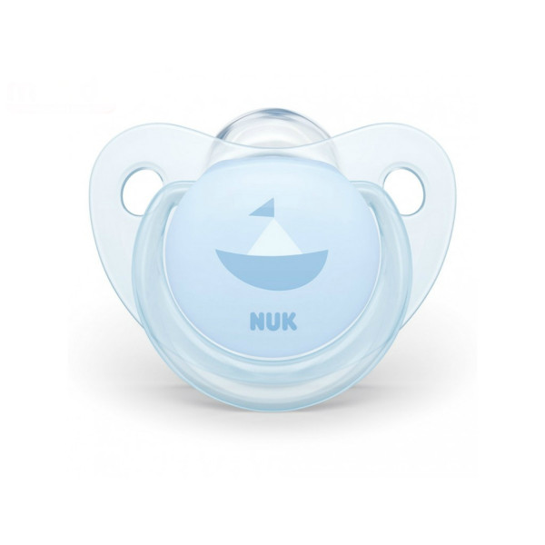 Nuk laža silikon Baby blue, 0-6m new
