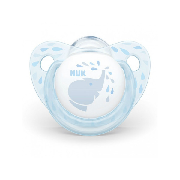 Nuk laža silikon Baby blue, 6-18m new