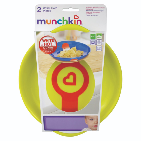 Munchkin termoosetljivi tanjiri, 2 komada 