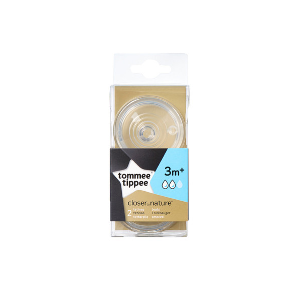 Tommee Tippee silikon cucla S Anticolic 2kom 3m+
